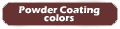 powder coating colors